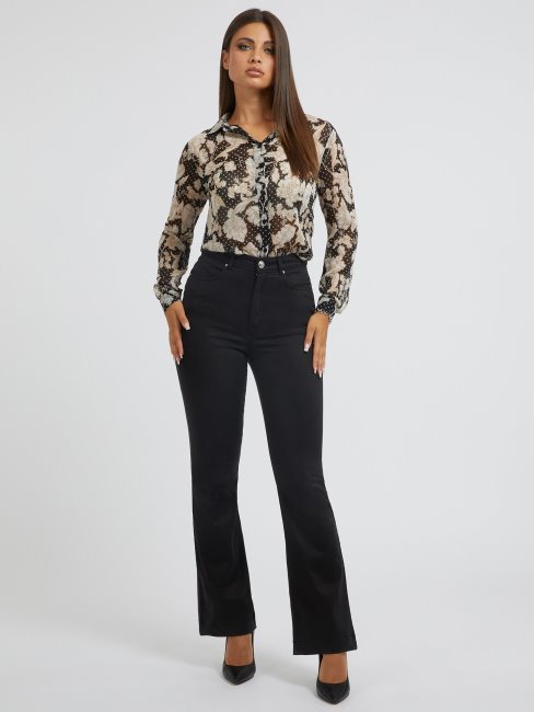 Chemise Imprimée Fantaisie Florale Sur L'ensemble