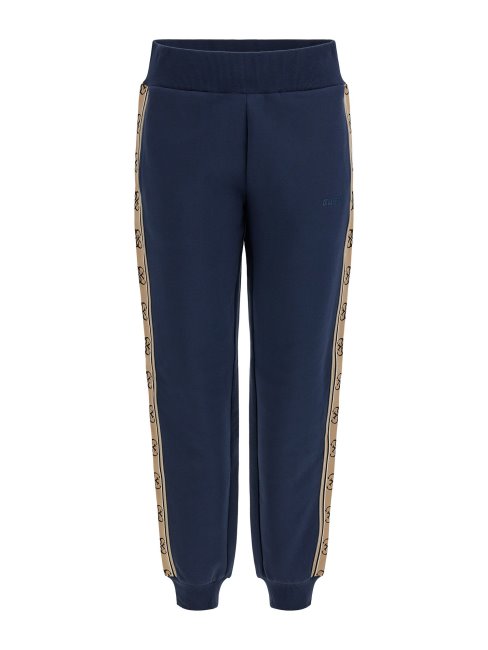 Pantalon De Jogging à Bande Logo Guess Bleu