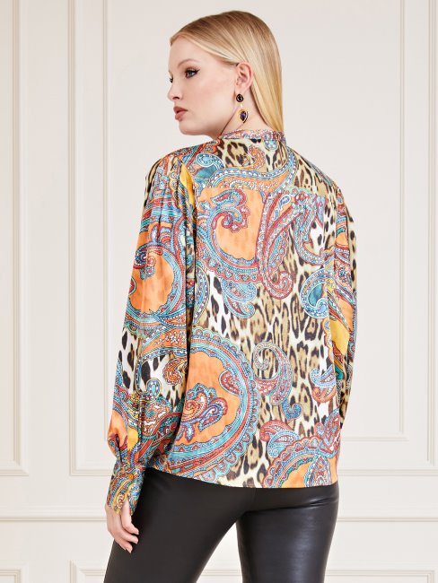 Chemisier Imprimé Guess Marciano à Motif Multicolore