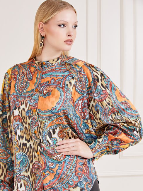 Chemisier Imprimé Guess Marciano à Motif Multicolore