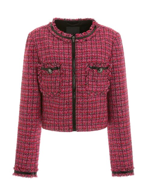 Veste Tweed Guess Rouge