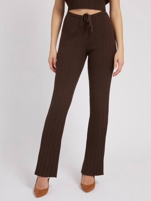 Pantalon Pull évasé Guess Marron