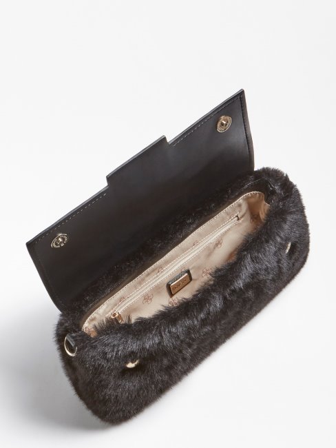 Guess Sac à Bandoulière Brightside Noir