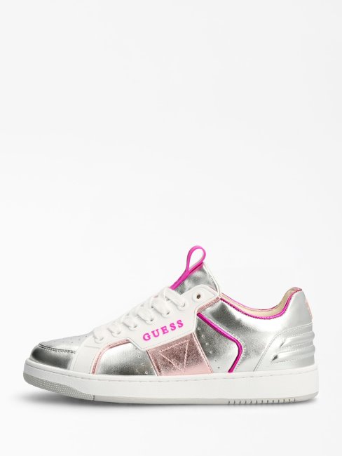 Guess Argent Bianqa Paniers Métallisées