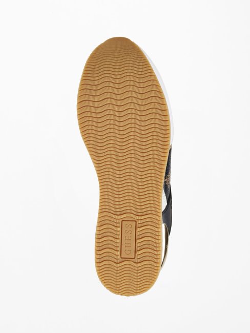 Guess Marron Multi Harinna Logo Chaussure De Course