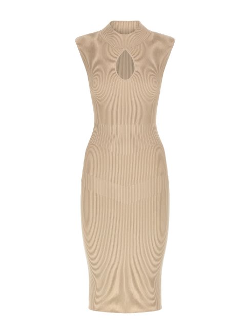 Peignoir Pull Ajourée Beige Guess