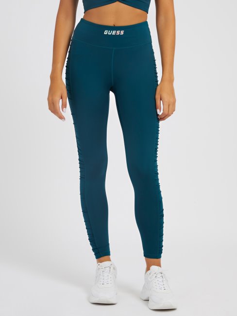 Legging Détails Drapés Guess Bleu