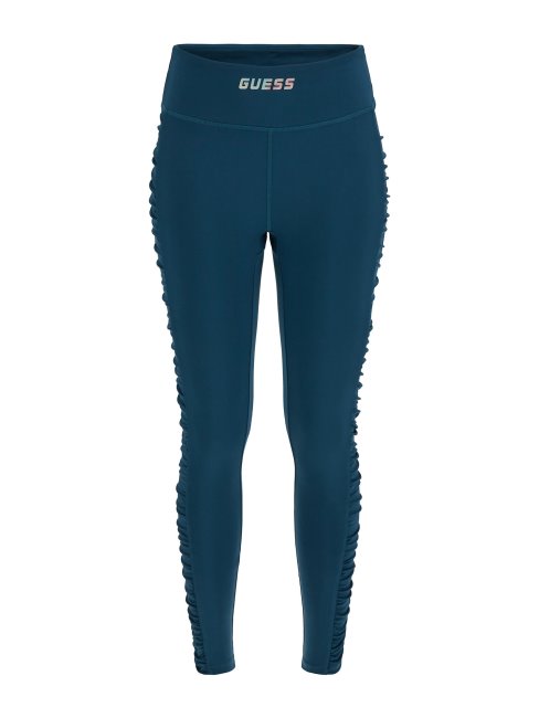 Legging Détails Drapés Guess Bleu