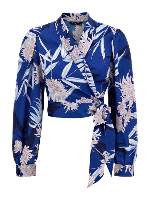 Marciano Chemisier à Imprimé All Over Guess Bleu Multi