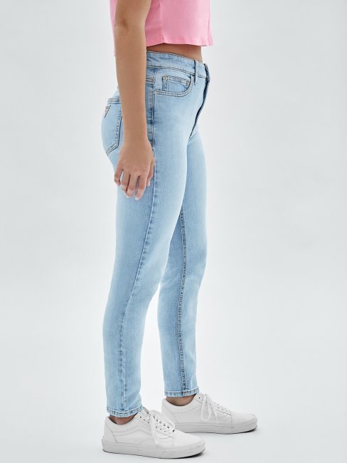 Mode Nouveau Pantalon En Denim Coupe Skinny Bleu Guess