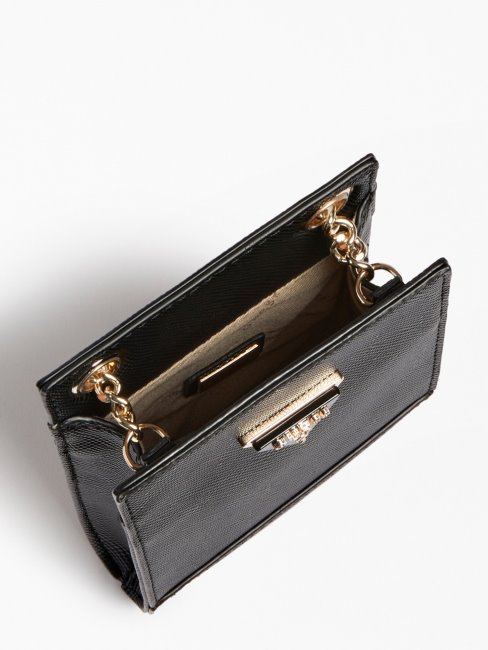 Guess Noelle Saffiano Bandoulière Noir