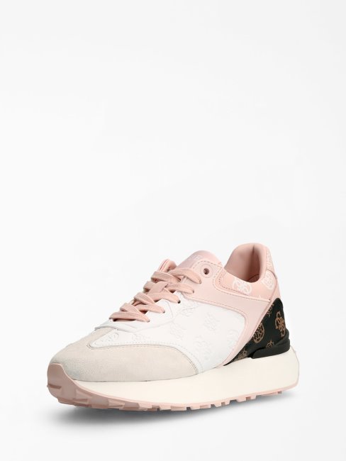 Luchia 4g Peony Logo Chaussure De Course Multi Rose Guess