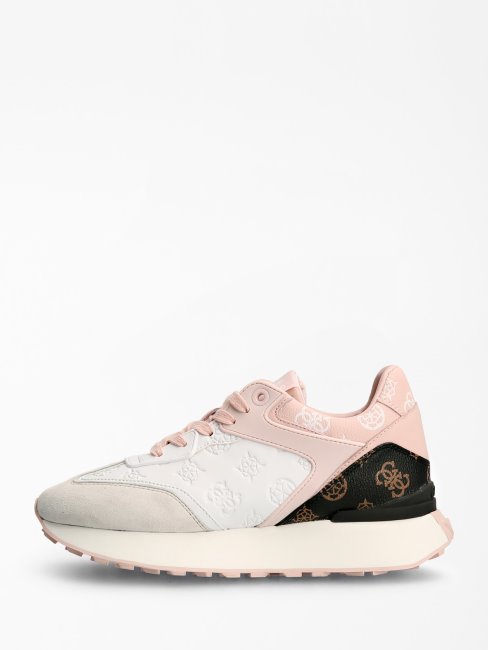 Luchia 4g Peony Logo Chaussure De Course Multi Rose Guess