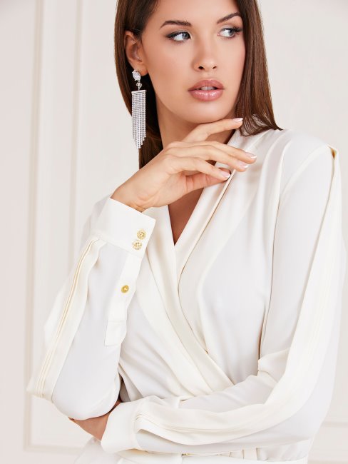 Guess Marciano Beige Cache-cœur Sur Le Devant