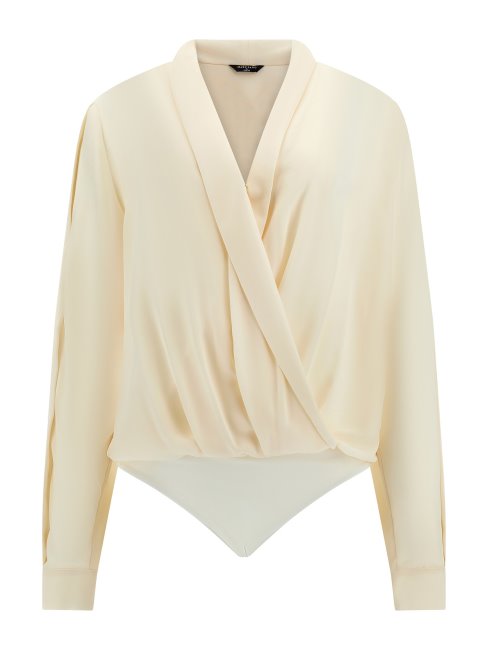 Guess Marciano Beige Cache-cœur Sur Le Devant