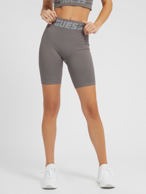 Short De Motard Sans Coutures Marron Guess