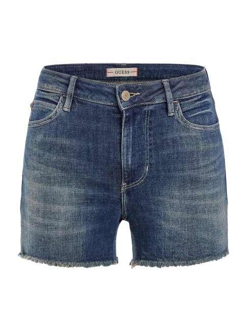 Short En Jean Coupe Skinny Bleu Guess