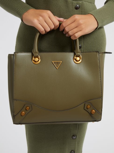 Sac à Main à Breloques Amantea Vert Guess