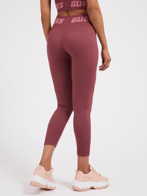 Guess Legging Sans Couture Bordeaux