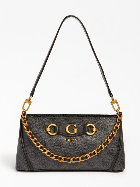 Sac Porté épaule Logo Izzy 4g Gris Guess