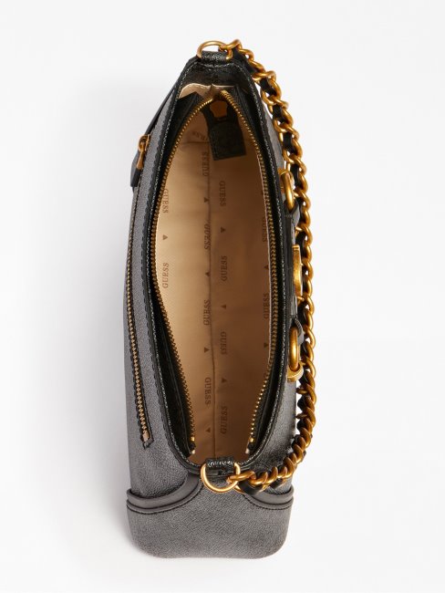 Sac Porté épaule Logo Izzy 4g Gris Guess