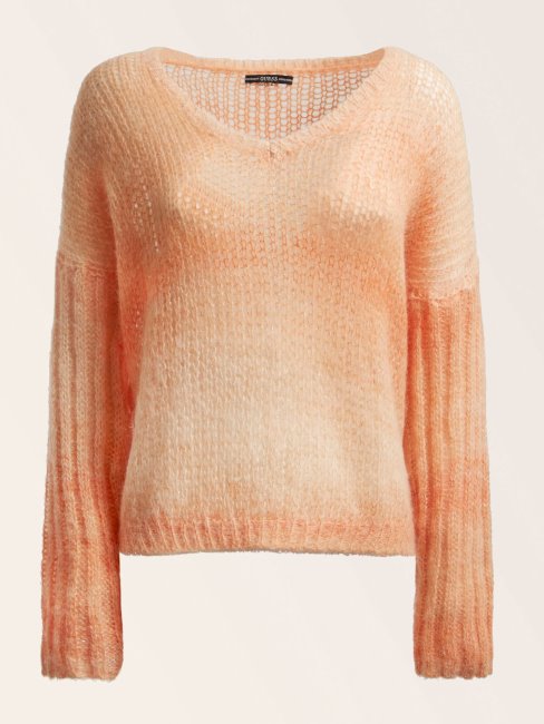 Guess Pull Orange En Laine Mélangée