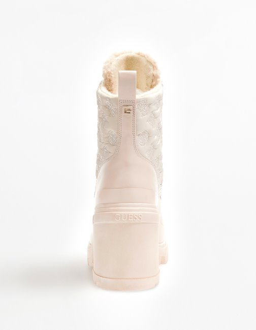 Rema 4g Peony Logo Bottes Basses Blanc Multi Guess