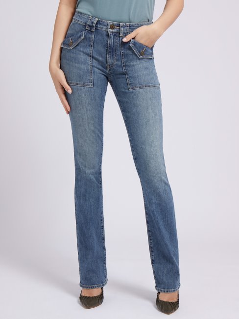 Pantalon Denim Bootcut Bleu Guess