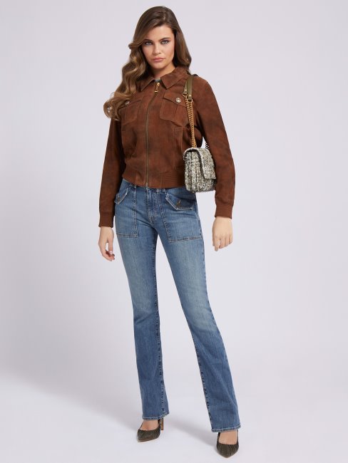 Pantalon Denim Bootcut Bleu Guess