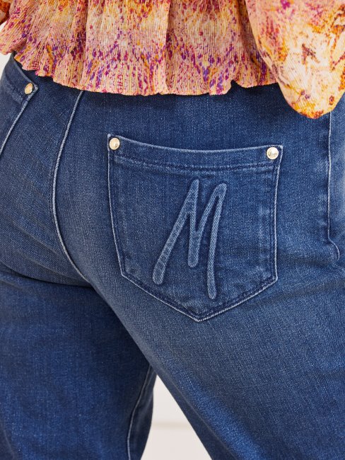 Guess Pantalon En Denim Coupe Skinny Marciano Bleu