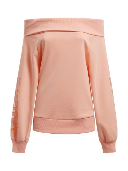 Guess Sweat à Une épaule Rose