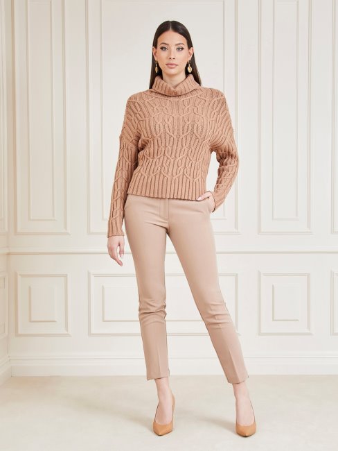 Pull Marciano Torsadé Beige Guess