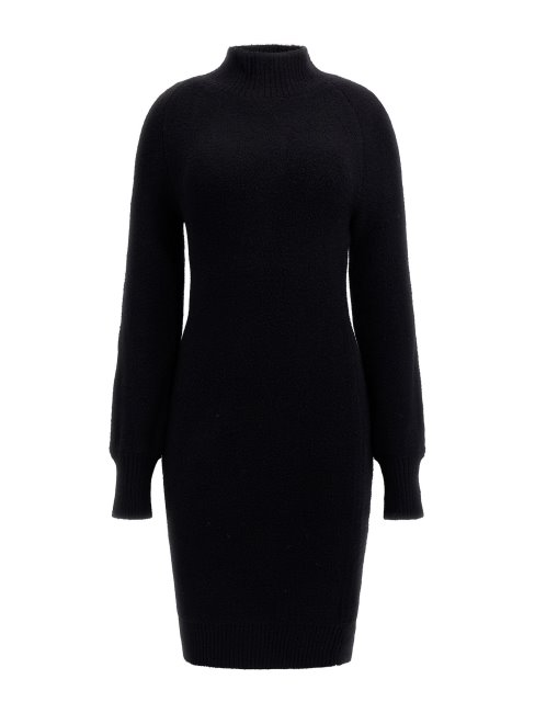 Robe Pull Col Roulé Noire Guess