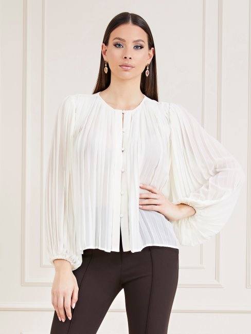Guess Marciano Blouse Plissée Beige