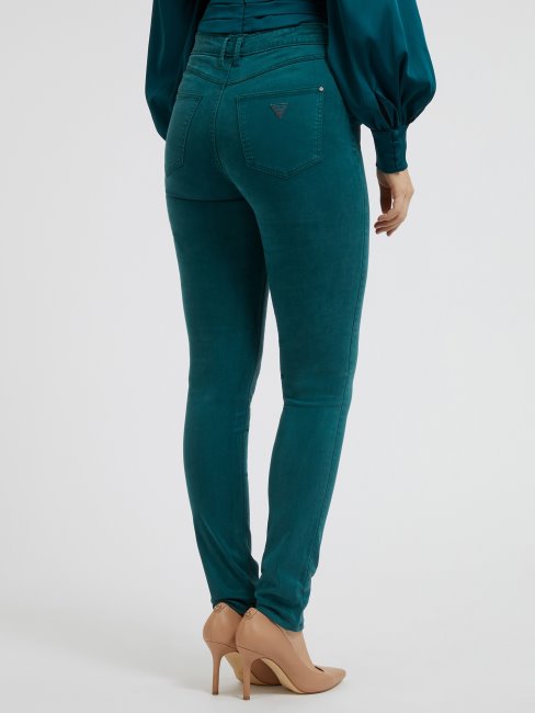 Guess Pantalon Coupe Skinny Bleu