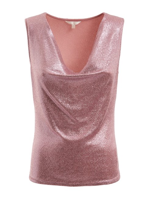 Guess Top Rose Effet Métallisé