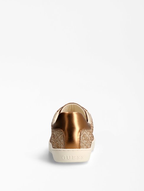 Rosalia Beige Paniers Détaillés Strass Guess