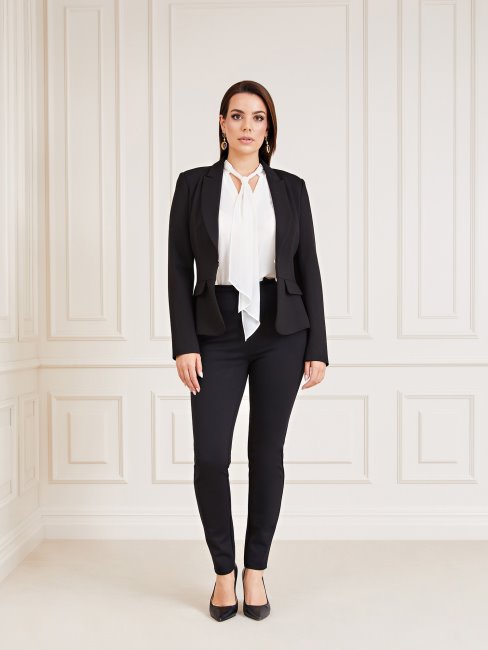 Blazer à Boutonnage Simple Marciano Noir Guess