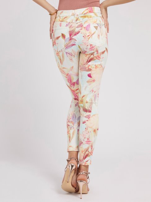 Pantalon Skinny Imprimé Sur L'ensemble Guess Floral Fantaisie