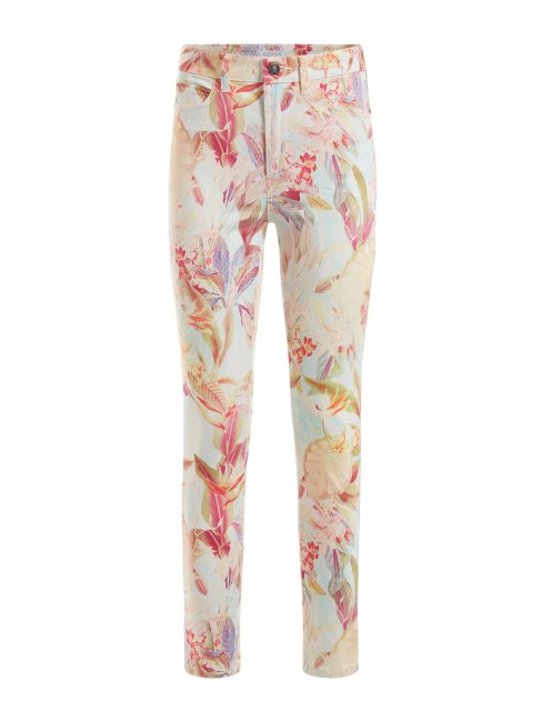 Pantalon Skinny Imprimé Sur L'ensemble Guess Floral Fantaisie