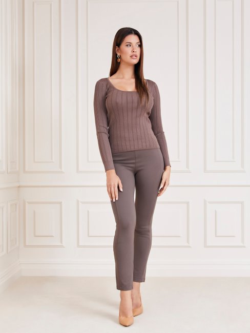 Pull Chou Rond Marciano Marron Guess