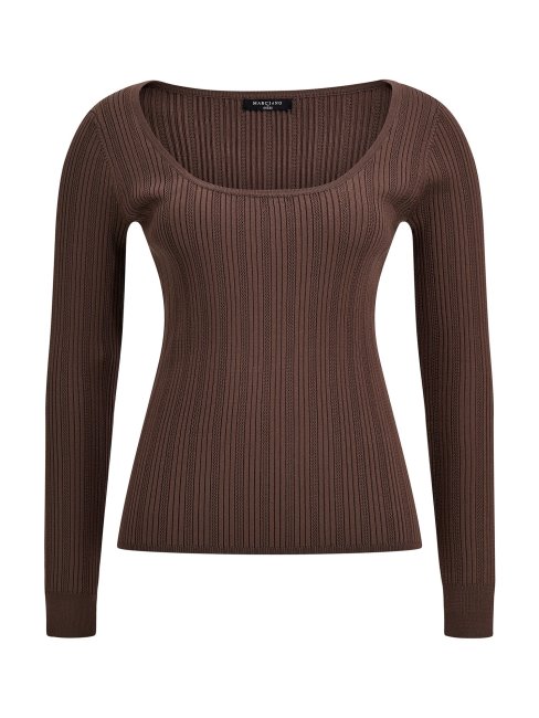 Pull Chou Rond Marciano Marron Guess