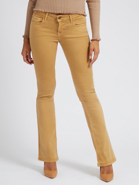 Guess Pantalon Denim évasé Beige