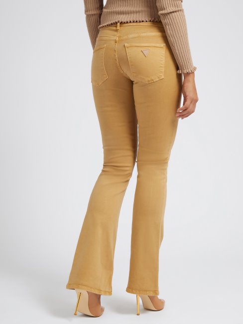 Guess Pantalon Denim évasé Beige
