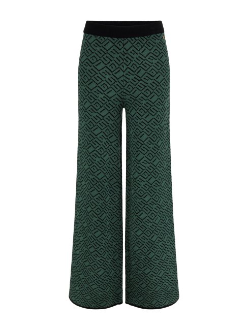 Pull Vert Pantalon Large Guess