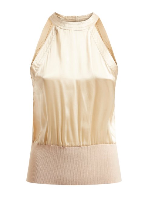 Pull En Soie Beige Marciano Guess