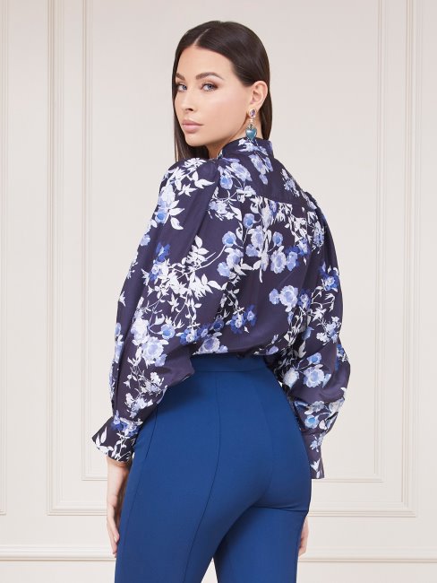 Chemise Bleu Imprimé Multi Guess Marciano