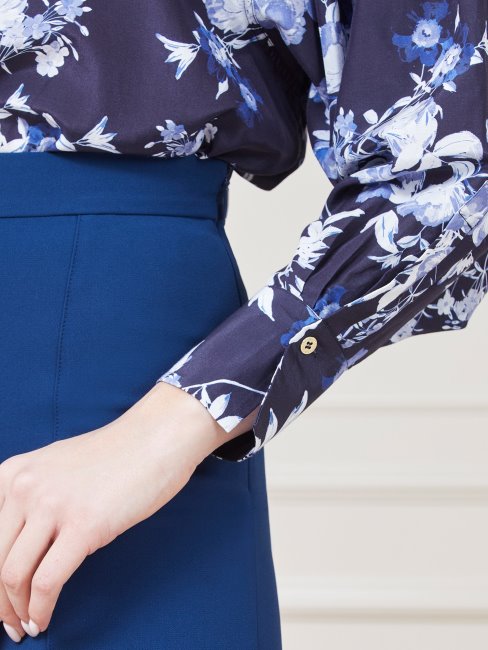 Chemise Bleu Imprimé Multi Guess Marciano