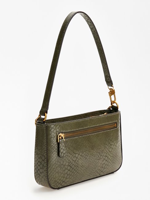 Sac Porté épaule Imprimé Python Katey Vert Guess