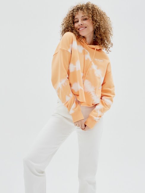 Sweat à Logo All Over Guess Orange